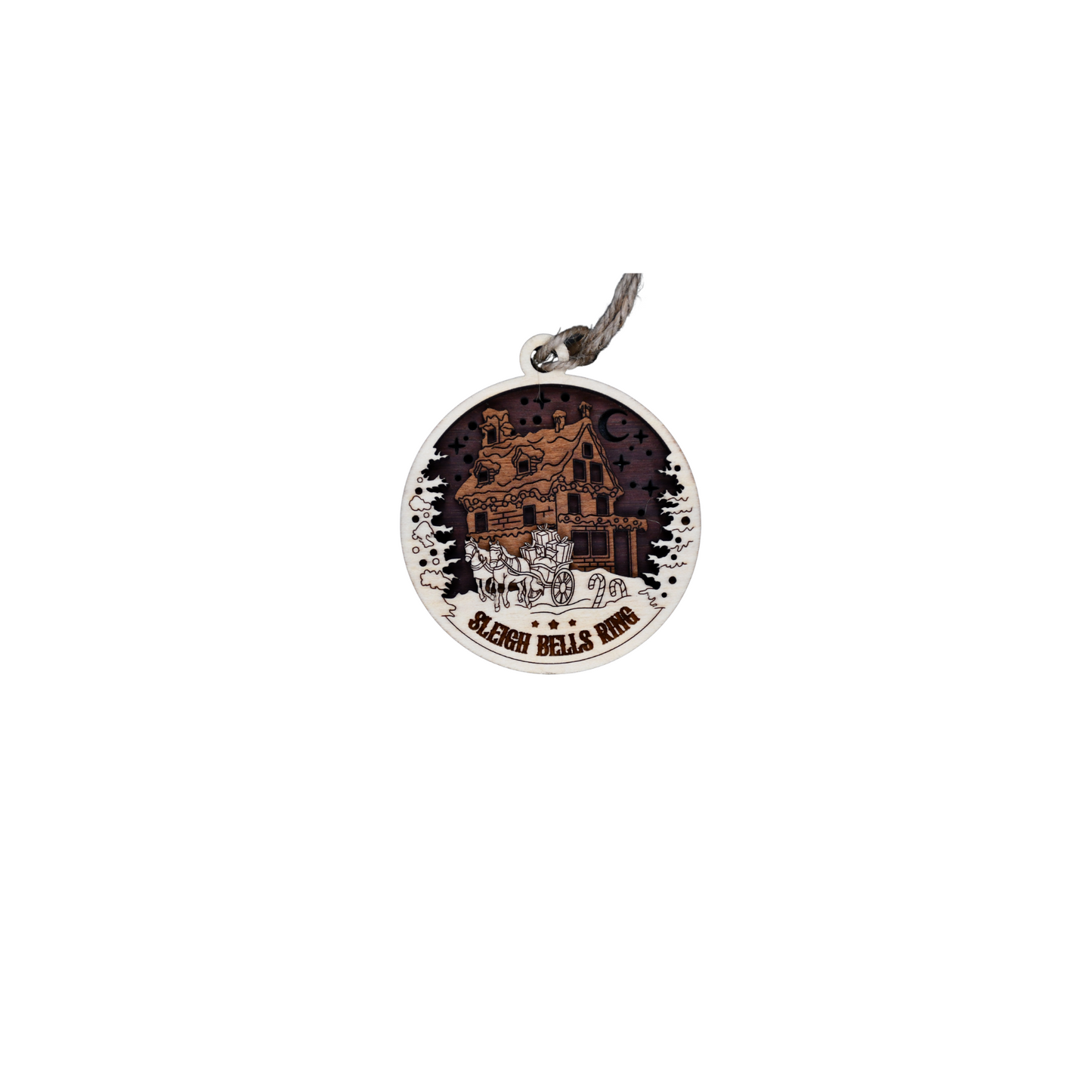 Christmas Ornament 3" Sleigh Bells Ring