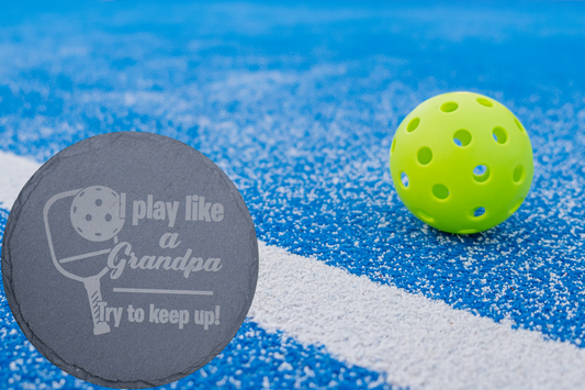 Pickleball - I Play like a Grandpa - Slate