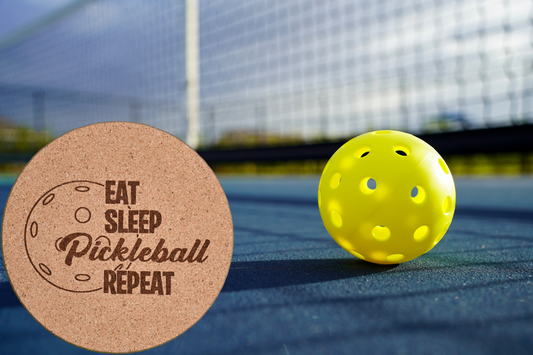 Pickleball - Eat, Sleep, Repeat - Cork