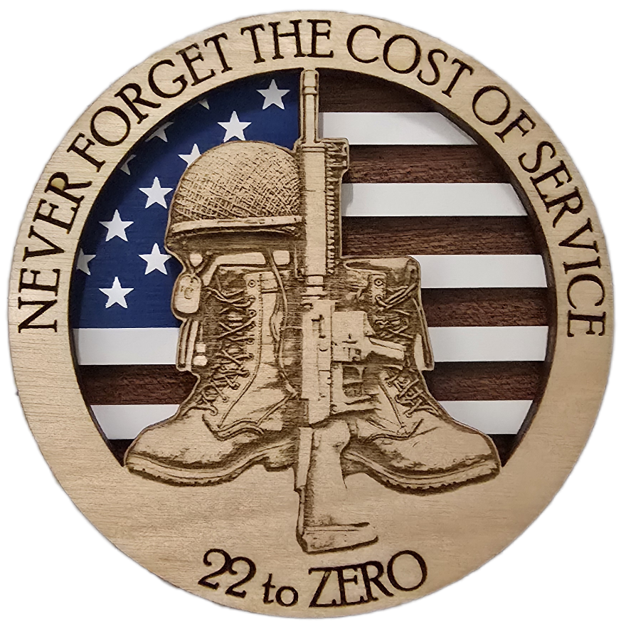 Battlefield Cross - Never forget the Cost of Service - 22 to Zero