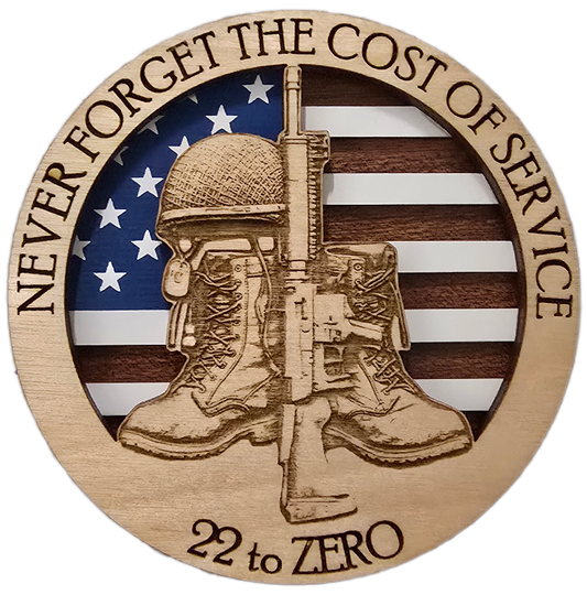 Battlefield Cross - Never forget the Cost of Service - 22 to Zero