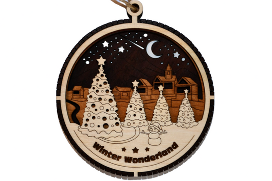 Christmas Ornament 4" Winter Wonderland