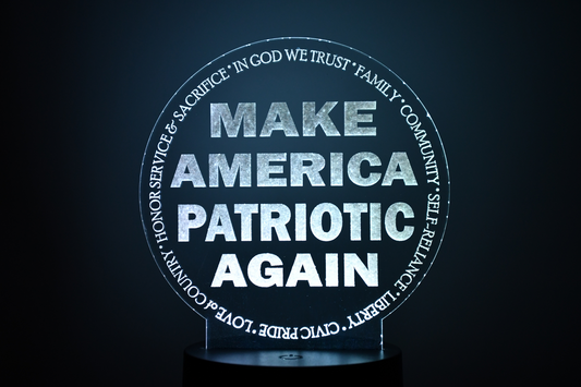 Make America Patriotic Again LED Sign