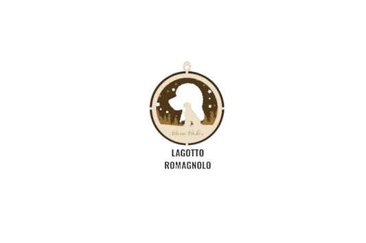 3 Layer Dog Ornament - Lagotto Romagnolo - Laser Engraved Wood | Made in America