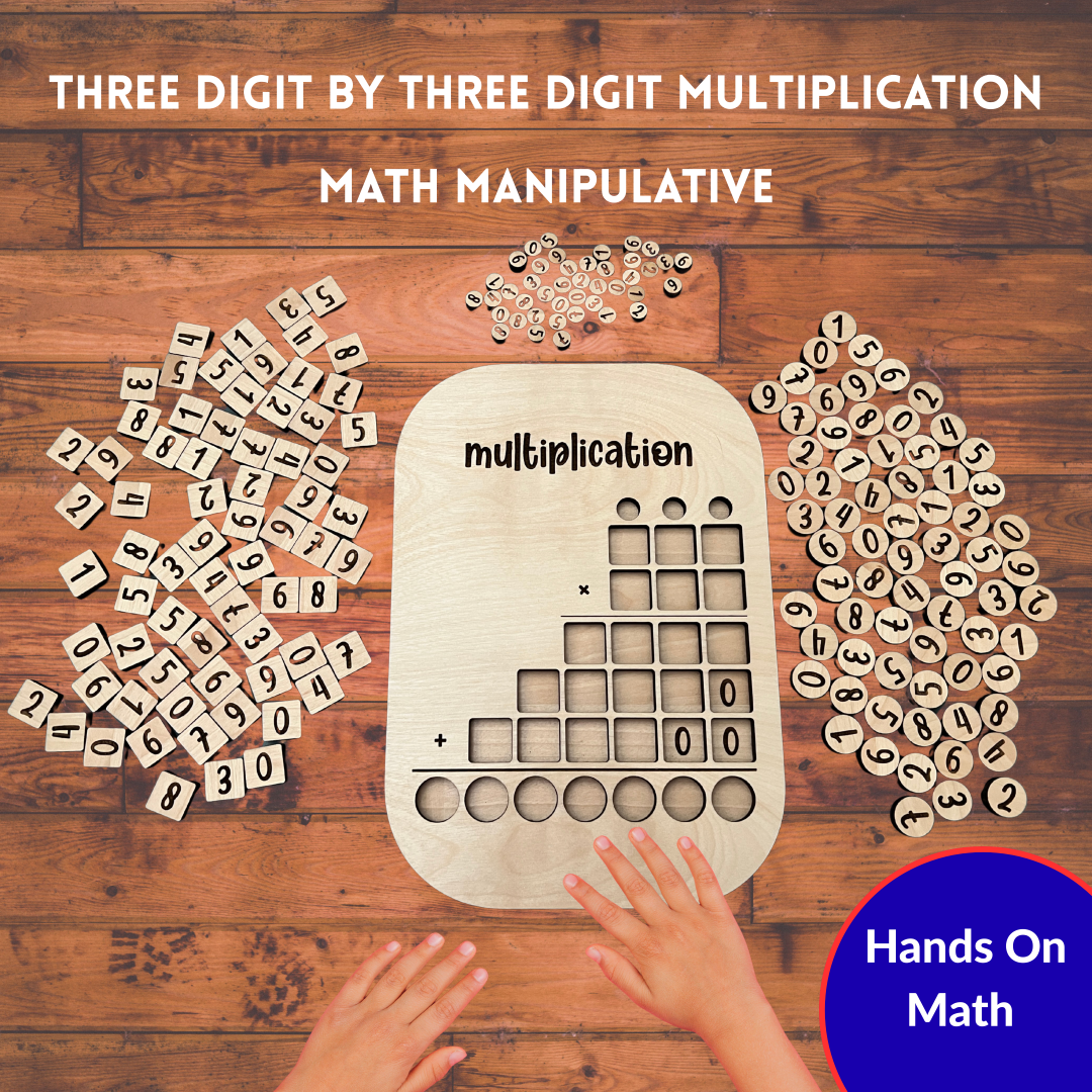 Wooden Multi-Digit Multiplication Board – Working the Wood