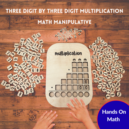 Wooden Multi-Digit Multiplication Board