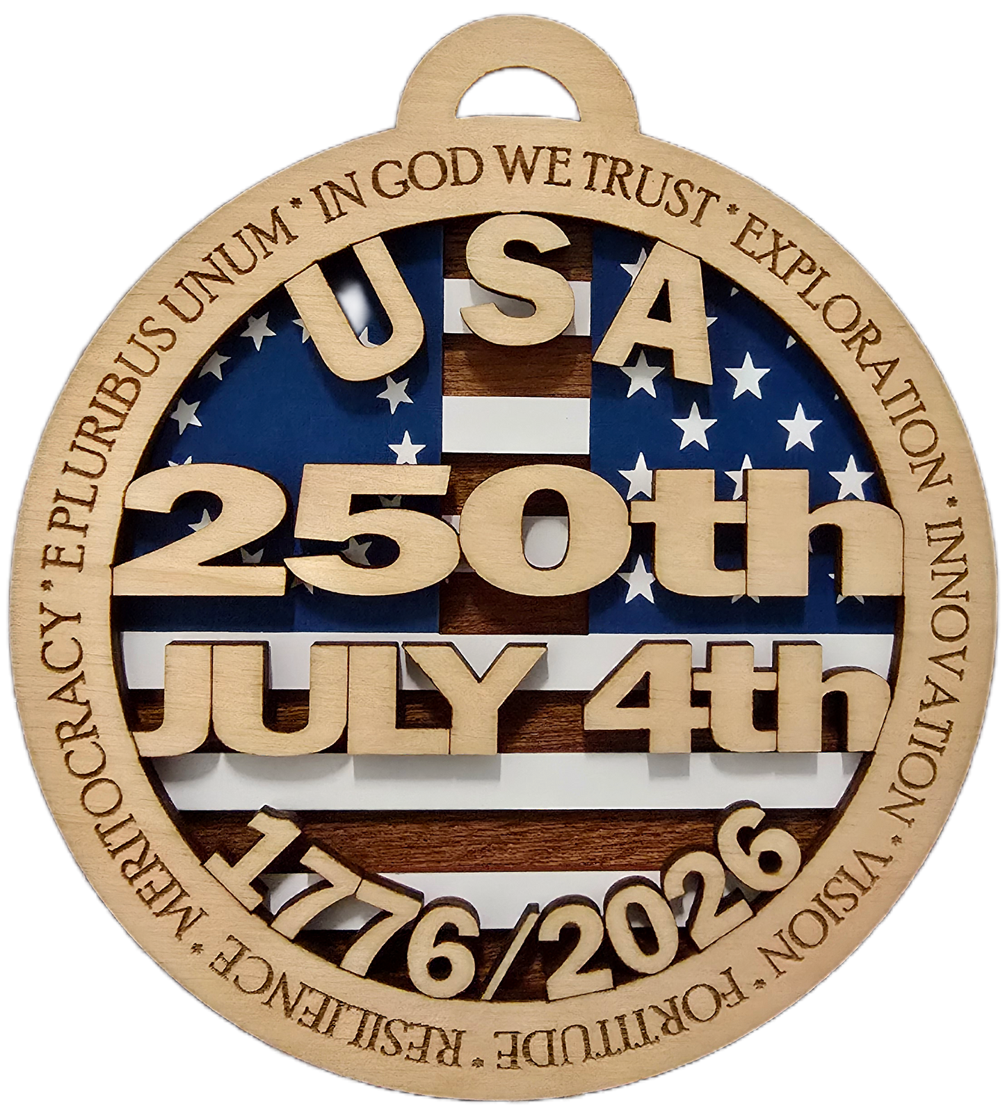 America250 Christmas Ornament
