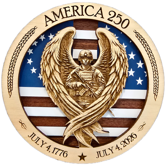 America250 - Soldier with Angel Wings